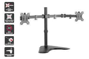 Kogan Articulating Freestanding Dual Monitor Mount