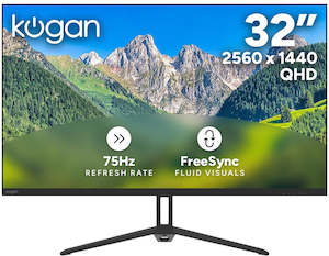 Kogan 32" QHD 75Hz Frameless FreeSync Monitor (2560 x 1440)