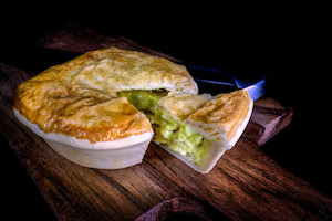 Pie, pastry, sausage roll: Creamy Thai Chicken 180g x 12 Pies Wrapped Gourmet Foods