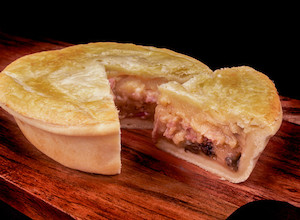 Creamy Mushroom Bacon and Cheese 180g x 12 Pies Wrapped Gourmet Foods