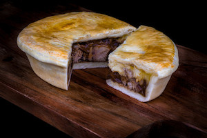 Steak and Cheese Pie 180g x 12 Wrapped Gourmet Foods