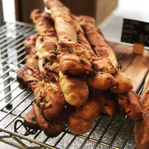 Bakery (with on-site baking): Cheese & Caramelised Onion Bread Stick