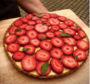 Bakery (with on-site baking): Whole Strawberry Tart