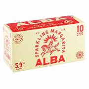 Alba Sparkling Margarita (Original) 10x250ml