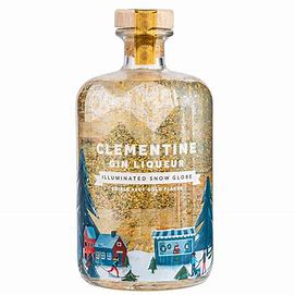 Clementine Gin Liqueur Snow Globe