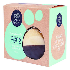 Molly Woppy Eggs Choc Dipped Shortbread