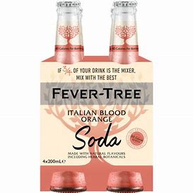 Fever Tree Blood Orange Soda 4pk