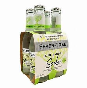 Fever Tree Lime & Yuzu Soda 4pk