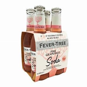 Fever Tree Pink Grapefruit Soda 4pk