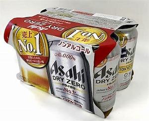 Asahi Dry Zero Beer 6pk