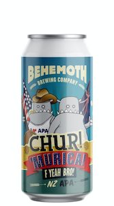 Behemoth Chur Murica F Yeah Bro NZ APA 440ml can