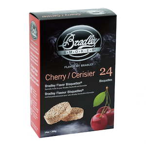 Bradley Smoker Cherry Bisquettes 24 Pack - Gourmet Innovations NZ