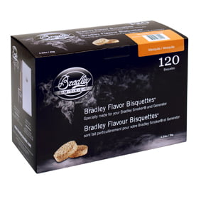 Bradley Smoker Mesquite Bisquettes 120 Pack - Gourmet Innovations NZ