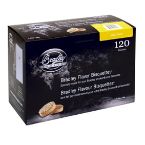 Bradley Smoker Alder Bisquettes 120 Pack - Gourmet Innovations NZ