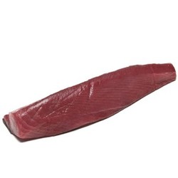 Seafood - fresh: Bigeye or yellowfin tuna, whole loins (super frozen)