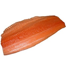 Seafood - fresh: Mt cook alpine salmon, skin off, sashimi portion, super frozen