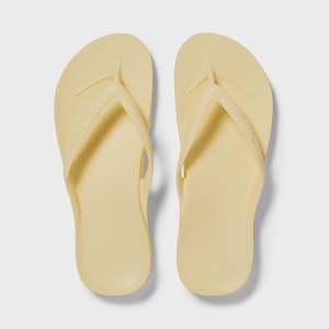 Archies Arch Support Jandals Lemon