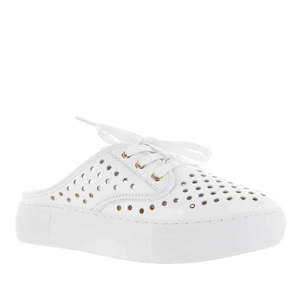 Shoe: Alfie & Evie Motto White Slide