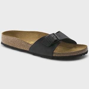 Birkenstock Madrid Birko Flor Black Slide