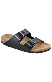 Birkenstock Arizona Oiled Leather Black Slide