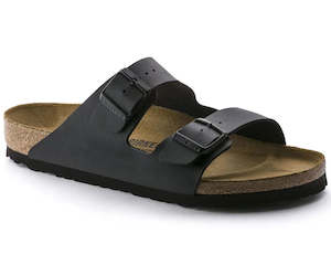 Birkenstock Arizona Birko Flor Black Slide