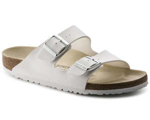 Birkenstock Arizona Birko Flor White Slide