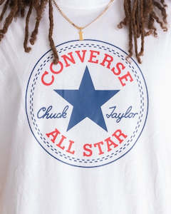 Shoe: Converse Chuck Taylor Patch SS Tee White