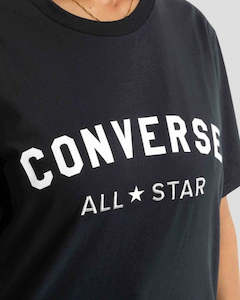 Shoe: Converse All Star Logo Print Tee