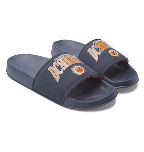 DC Slides Navy/Camel