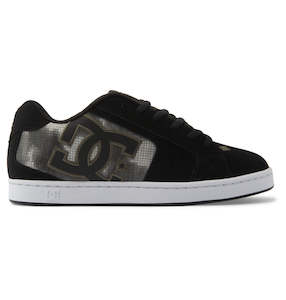 DC Net Black/Green Print Sneaker