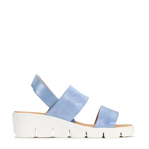 EOS Bassist Pastel-Blue Leather Sandal