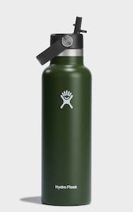 Hydro Flask Standard Mouth 21oz w/Flex Straw Cap