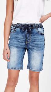 Junkfood Emma Blue Shorts