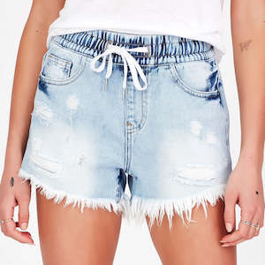 Junkfood Stella Blue Shorts