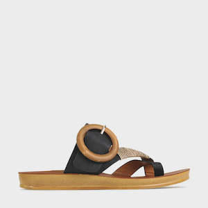 Los Cabos Dama Slide Black