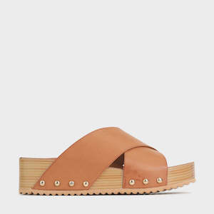 Shoe: Los Cabos Marian Slide Brandy