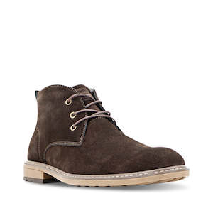 Natural Comfort Mens Boris Suede Chocolate Boot