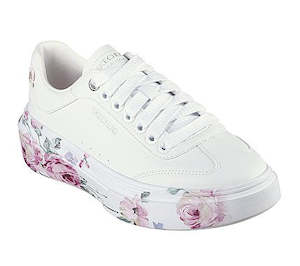 Skechers Cordova Classic White Floral Sneaker