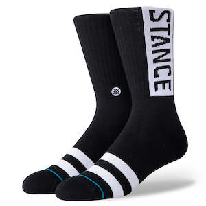 Shoe: Stance OG Black Crew Sock