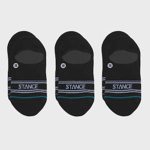 Shoe: Stance Basic 3 Pack No Show Socks - Black