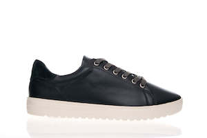 Shoe: Stegmann Emelia Leather Sneaker Forest Green