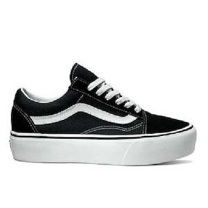 Vans Old Skool Platform Black/White