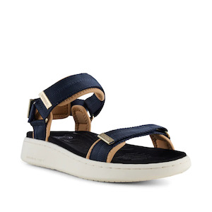 Woden Line Dark Navy Sandal