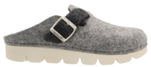 Dr Feet Andi Slipper Grey Mix