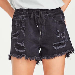 Junkfood Stella Black Shorts