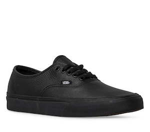 Vans Leather Authentic Shoe Black