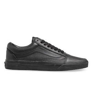 Vans Leather Old Skool Shoe Black