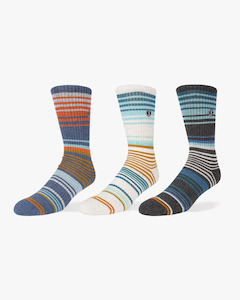 Salty Crew Mainland 3 Pack Socks