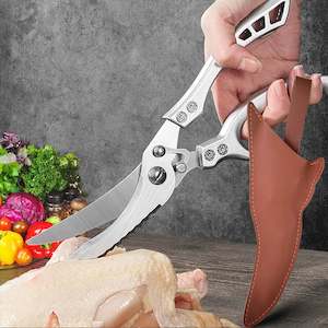 Ultimate Kitchen Scissors - Stainless Steel Multi-Purpose Shears with Cover and …