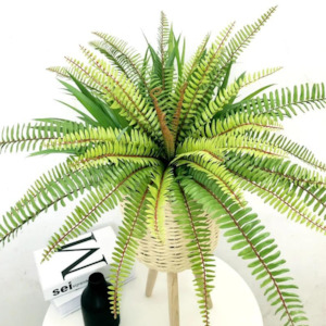 Artifical Lush Tropical Boston Fern- Large,